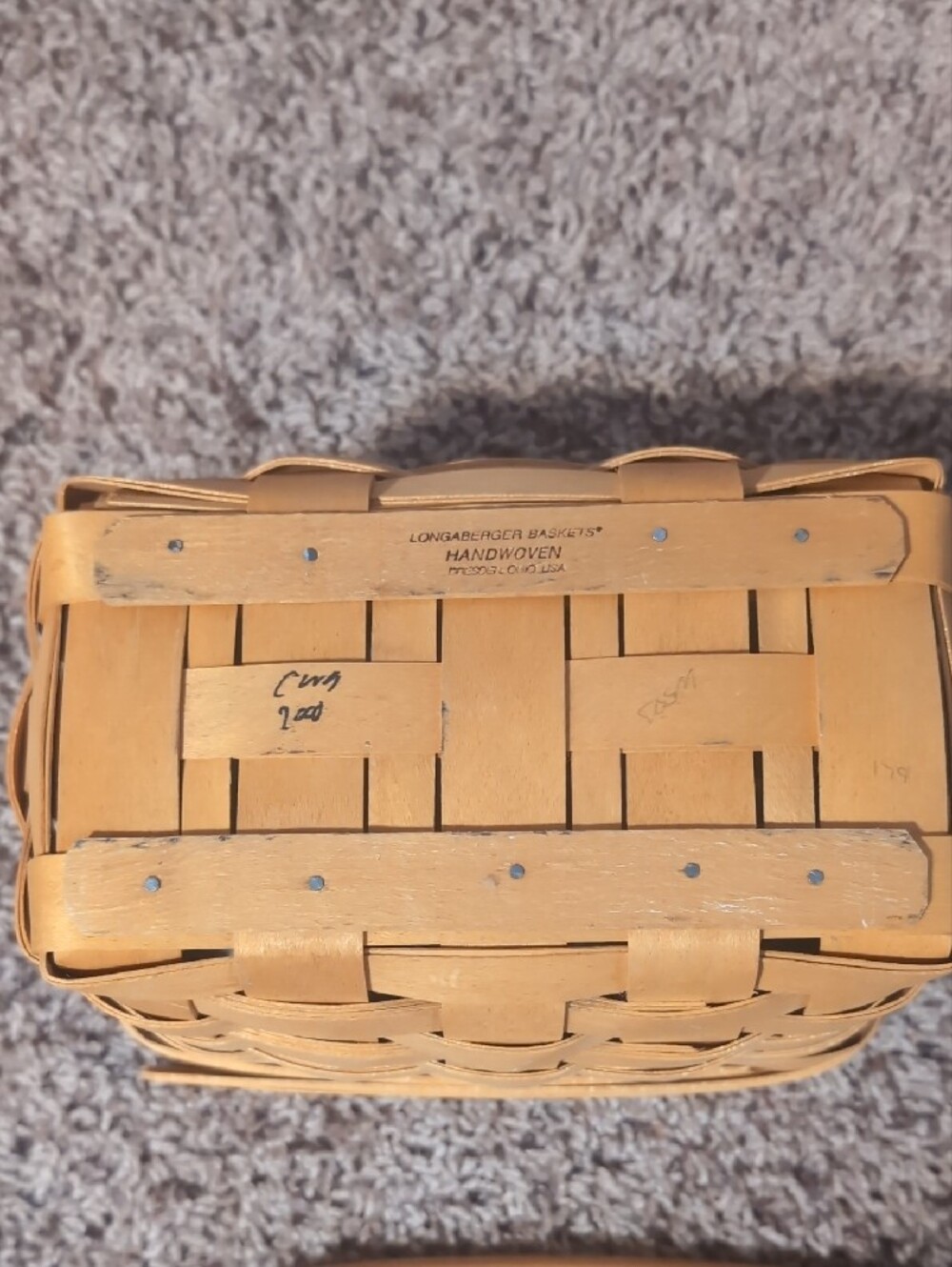Longaberger Recipe Basket Vintage - Picture 8 of 12